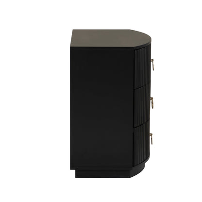 Table de chevet Ciarra à 3 tiroirs