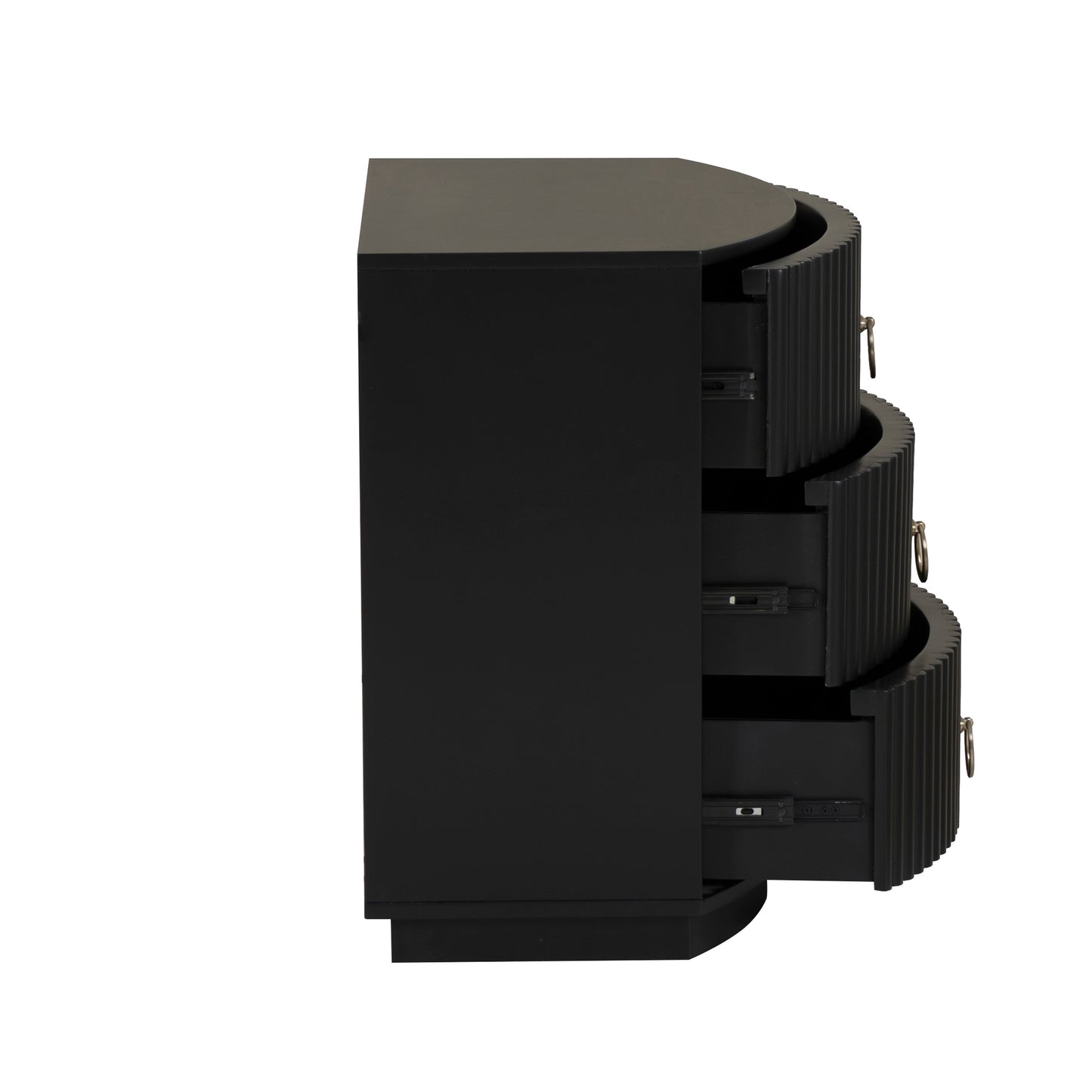 Table de chevet Ciarra à 3 tiroirs