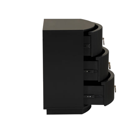 Table de chevet Ciarra à 3 tiroirs