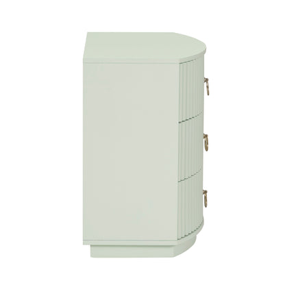 Table de chevet Ciarra à 3 tiroirs