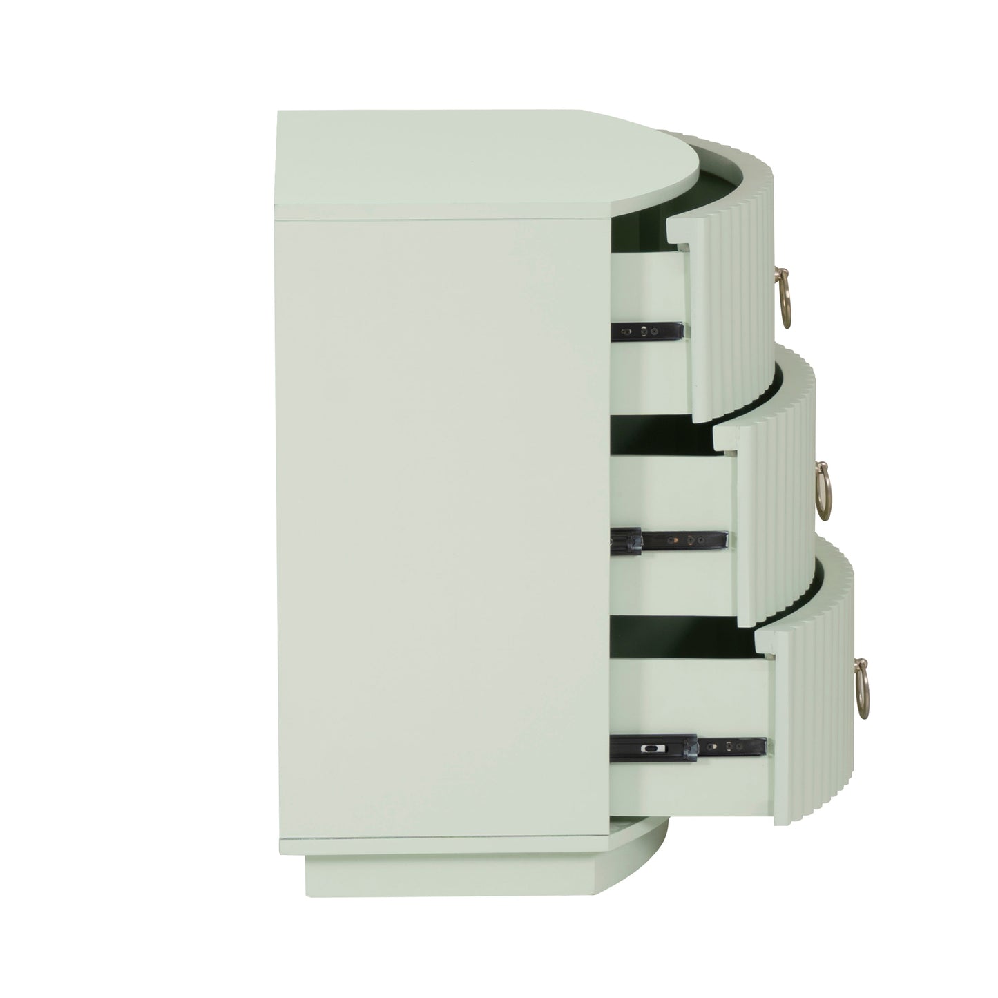 Table de chevet Ciarra à 3 tiroirs