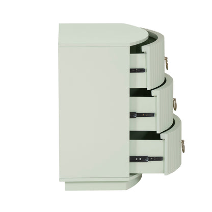 Table de chevet Ciarra à 3 tiroirs