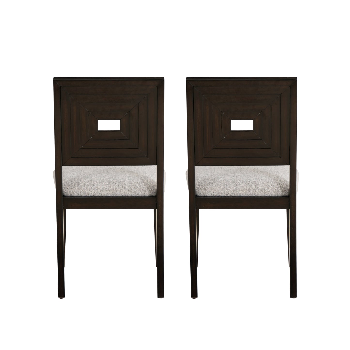 Chaise d'appoint Ingram noire (lot de 2)