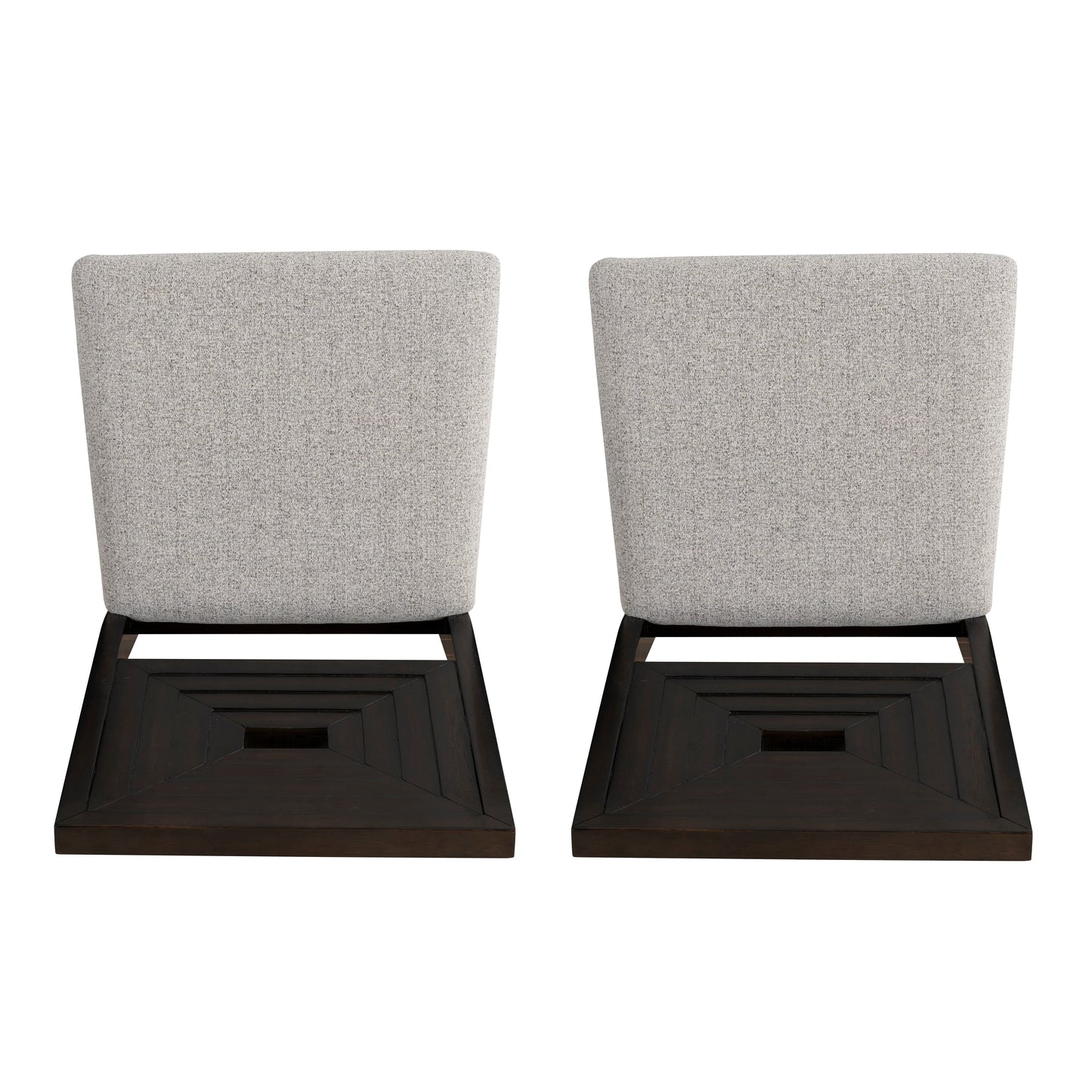 Chaise d'appoint Ingram noire (lot de 2)