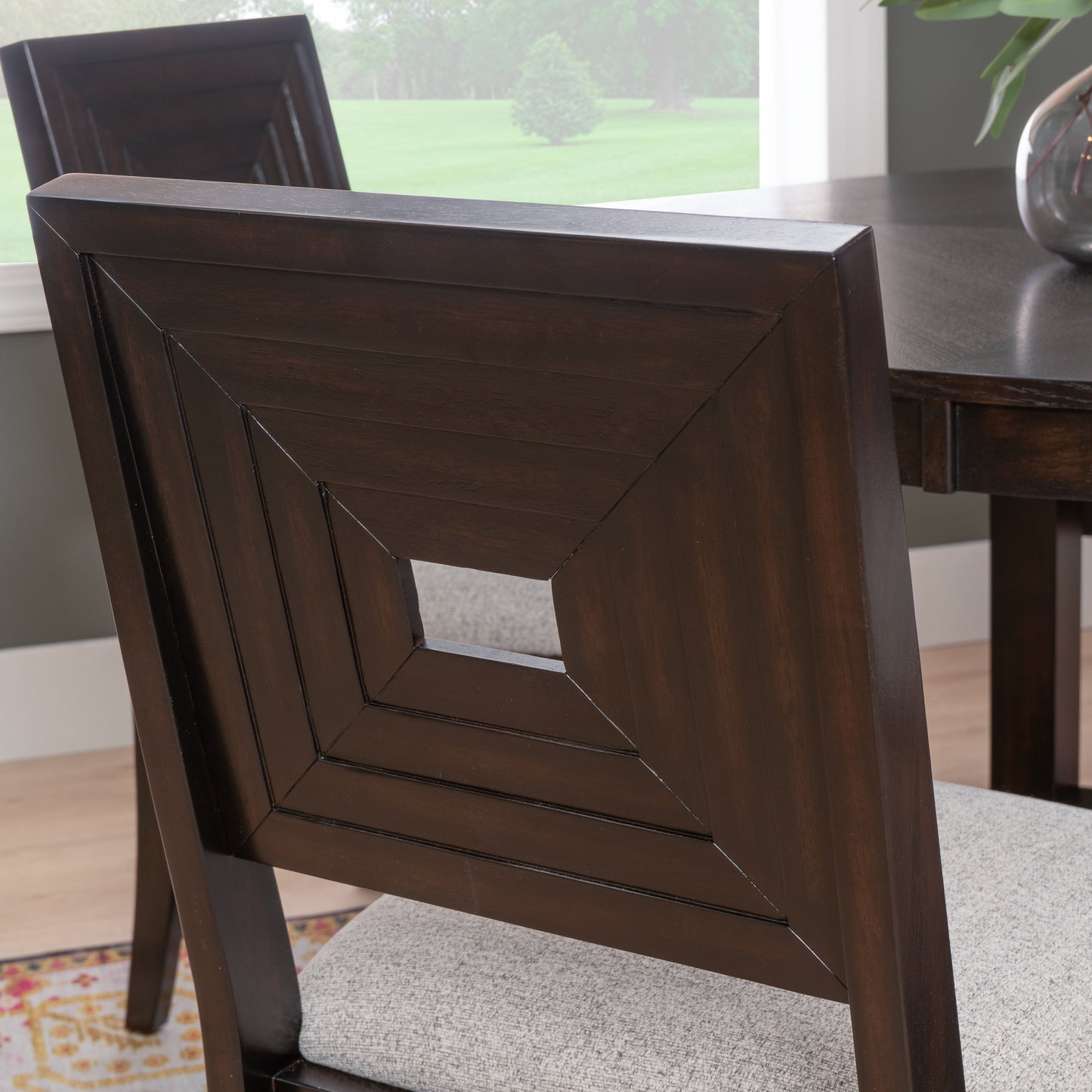 Chaise d'appoint Ingram noire (lot de 2)