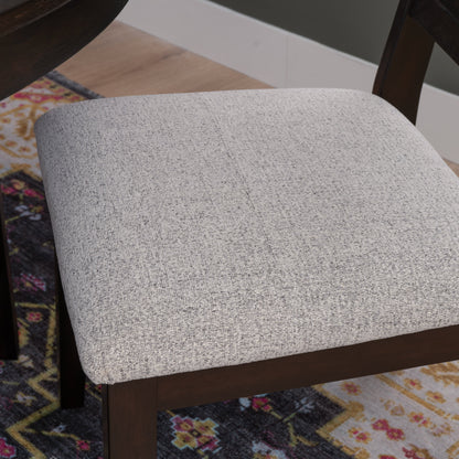 Chaise d'appoint Ingram noire (lot de 2)