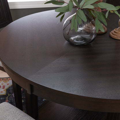 Ensemble de salle à manger noir Ingram 5 pièces