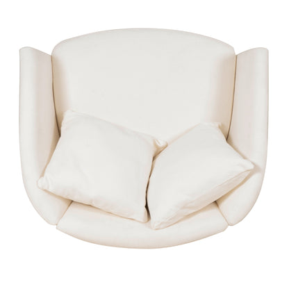 Sherpa blanc rubis pivotant accent sherpa