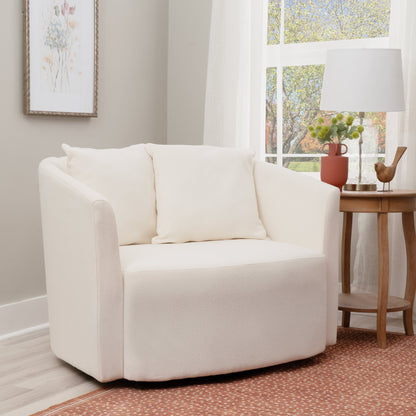 Sherpa blanc rubis pivotant accent sherpa