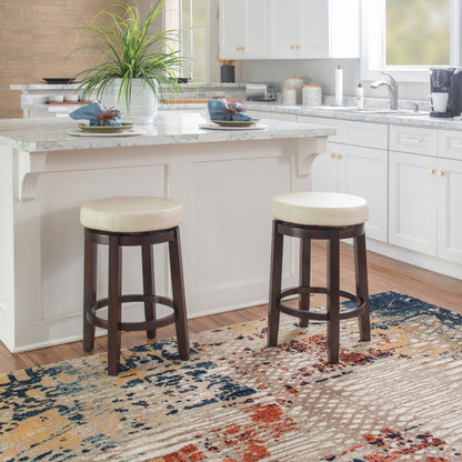 Tabouret Maya en similicuir