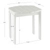 Table d'appoint d'extérieur Adirondack