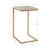 Table d'appoint Mop Fish Design Accent Table