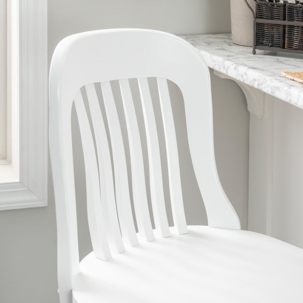 Tabourets de bar Norman blancs (lot de 2)