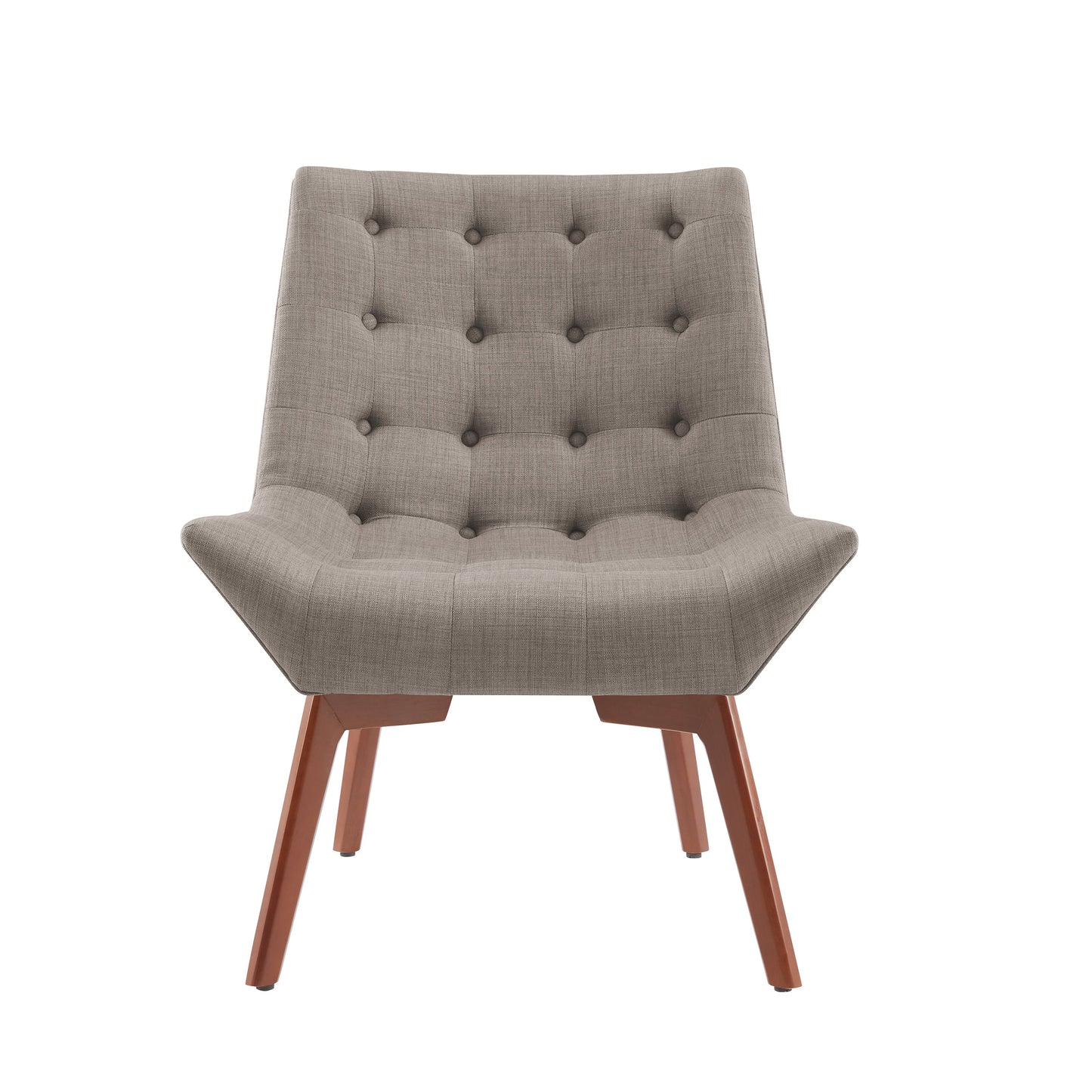 Fauteuil capitonné Ventura Dolphin gris