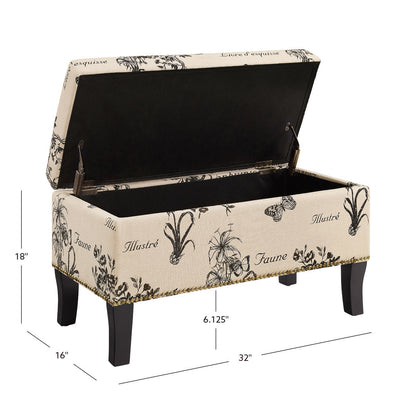 Banc de rangement Stéphanie