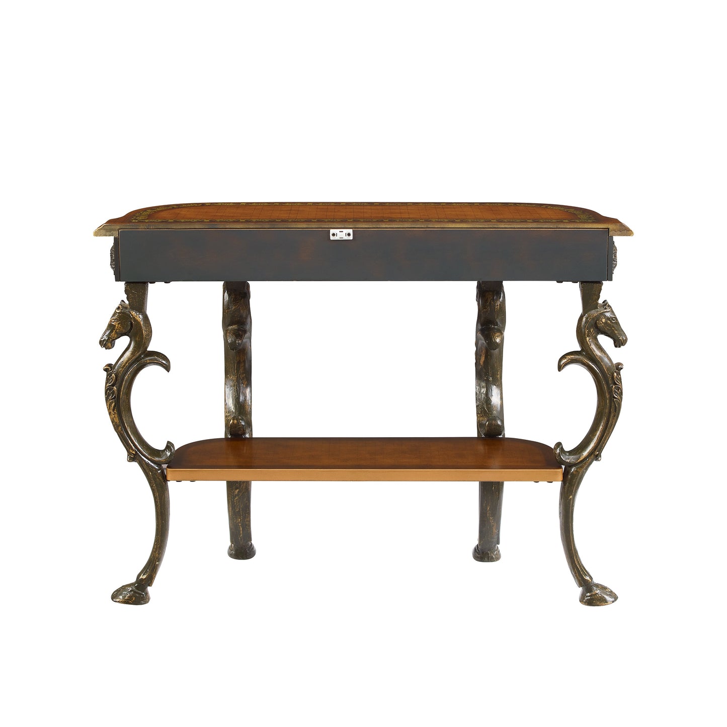 Console Flicka avec pieds en plâtre