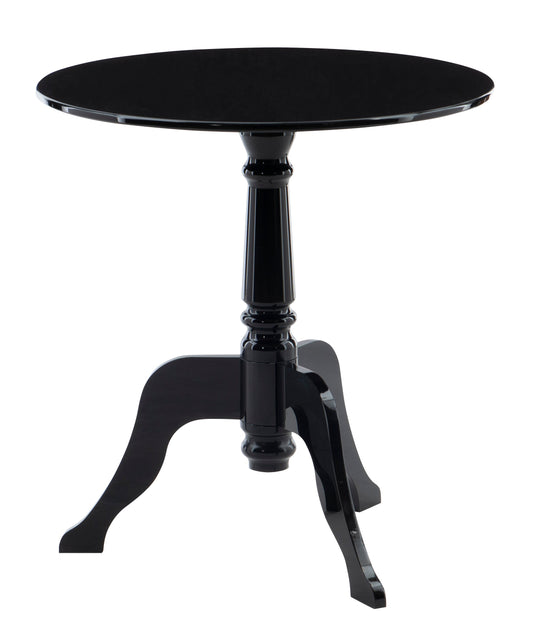 Table basse en acrylique noir