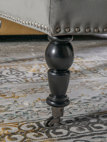 Pouf capitonné Isabelle Square