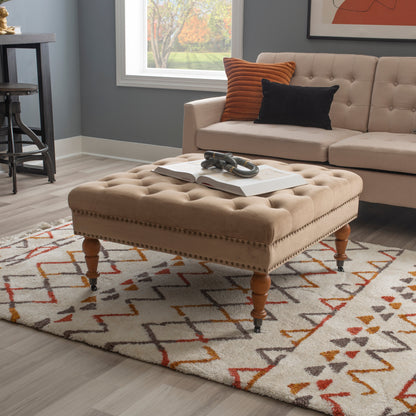 Pouf capitonné Isabelle Square