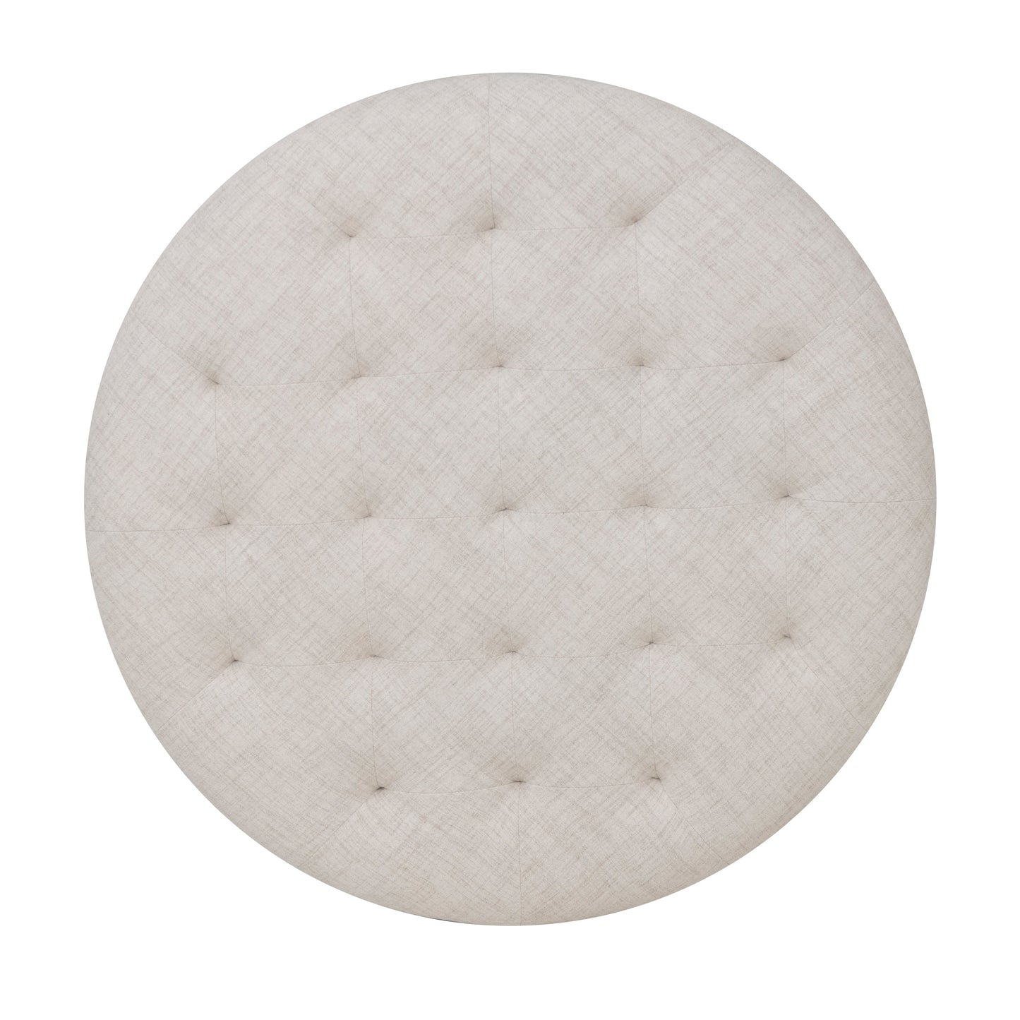 Pouf de rangement rond Bella Natural