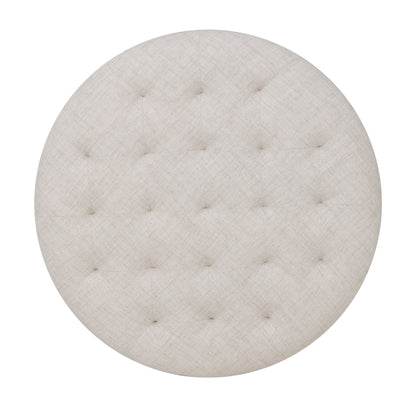 Pouf de rangement rond Bella Natural