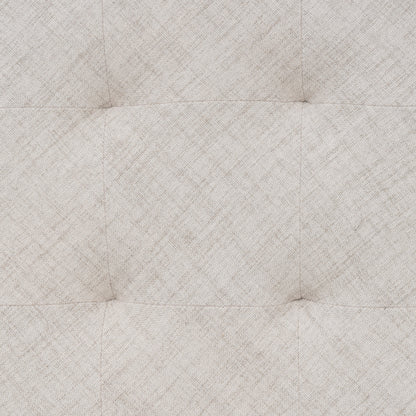 Pouf de rangement rond Bella Natural