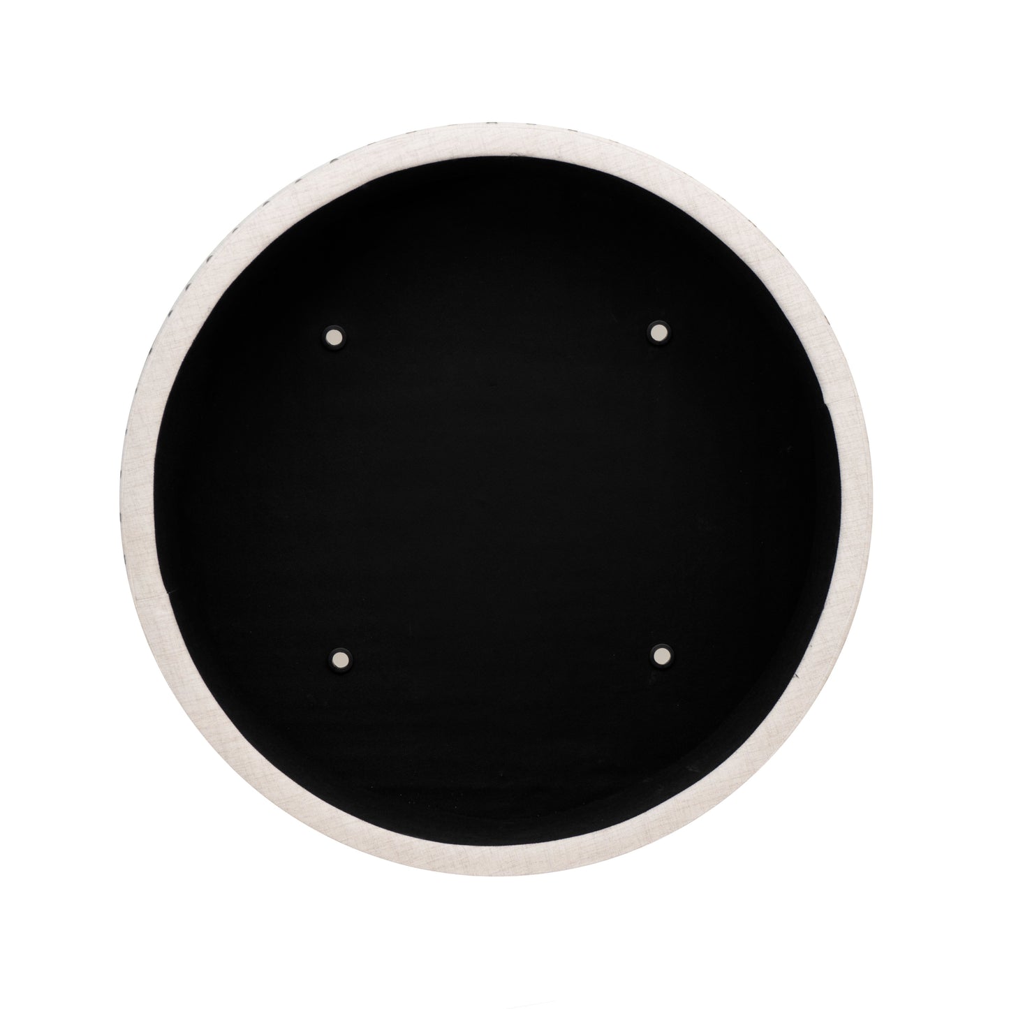 Pouf de rangement rond Bella Natural