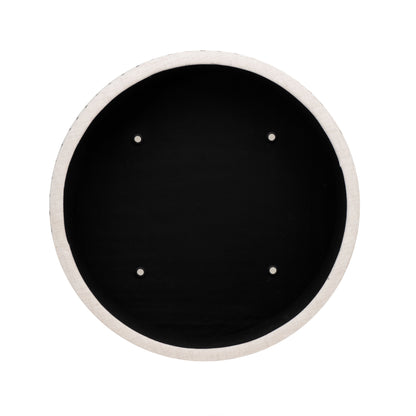 Pouf de rangement rond Bella Natural