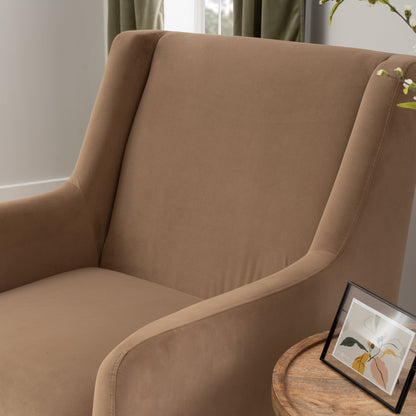 Fauteuil à bascule pivotant Bernice