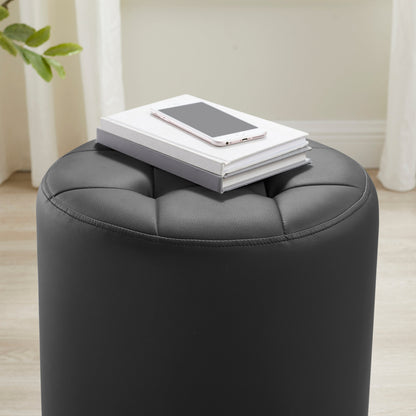 Pouf pivotant Saylor noir