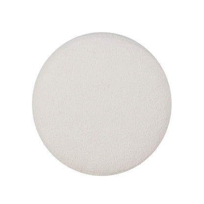 Pouf rond Kathy White Sherpa