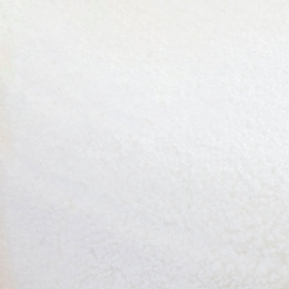 Pouf oblong Lisa White Sherpa