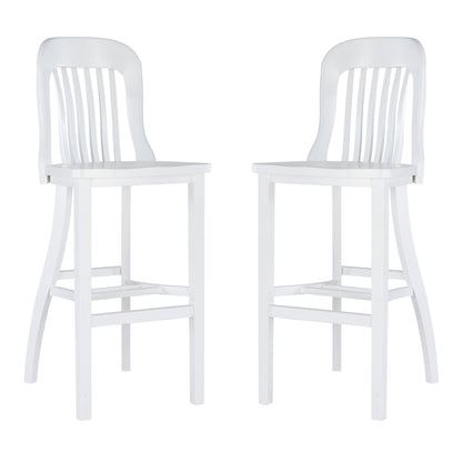 Tabourets de bar Norman blancs (lot de 2)