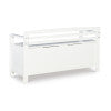 Banc de rangement blanc Laredo