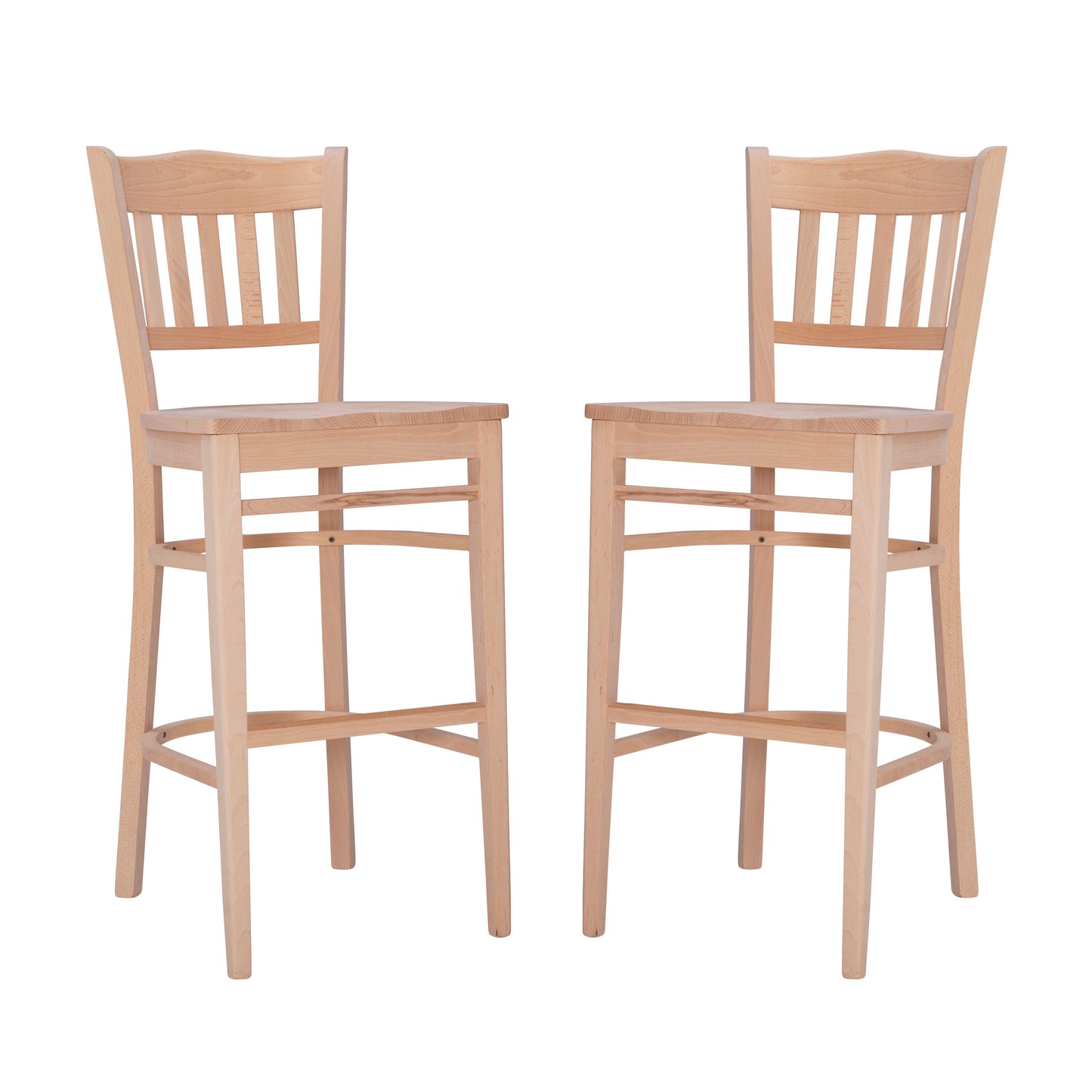 Tabourets de bar Minetta non finis (lot de 2)
