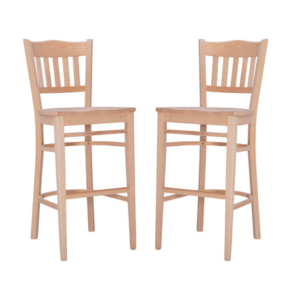 Tabourets de bar Minetta non finis (lot de 2)