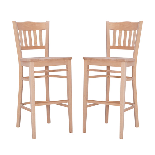 Tabourets de bar Minetta non finis (lot de 2)