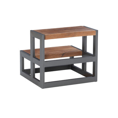 Marches de lit Bodie en bois et métal