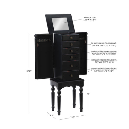 Armoire à bijoux Ollie