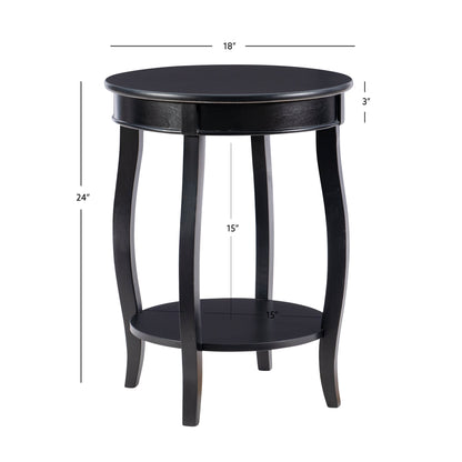 Table d'appoint ronde arc-en-ciel