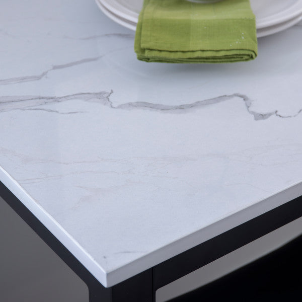 Ensemble Betty 3 pièces en similicuir effet marbre