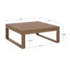 Table basse ou table d'appoint d'extérieur Brinley