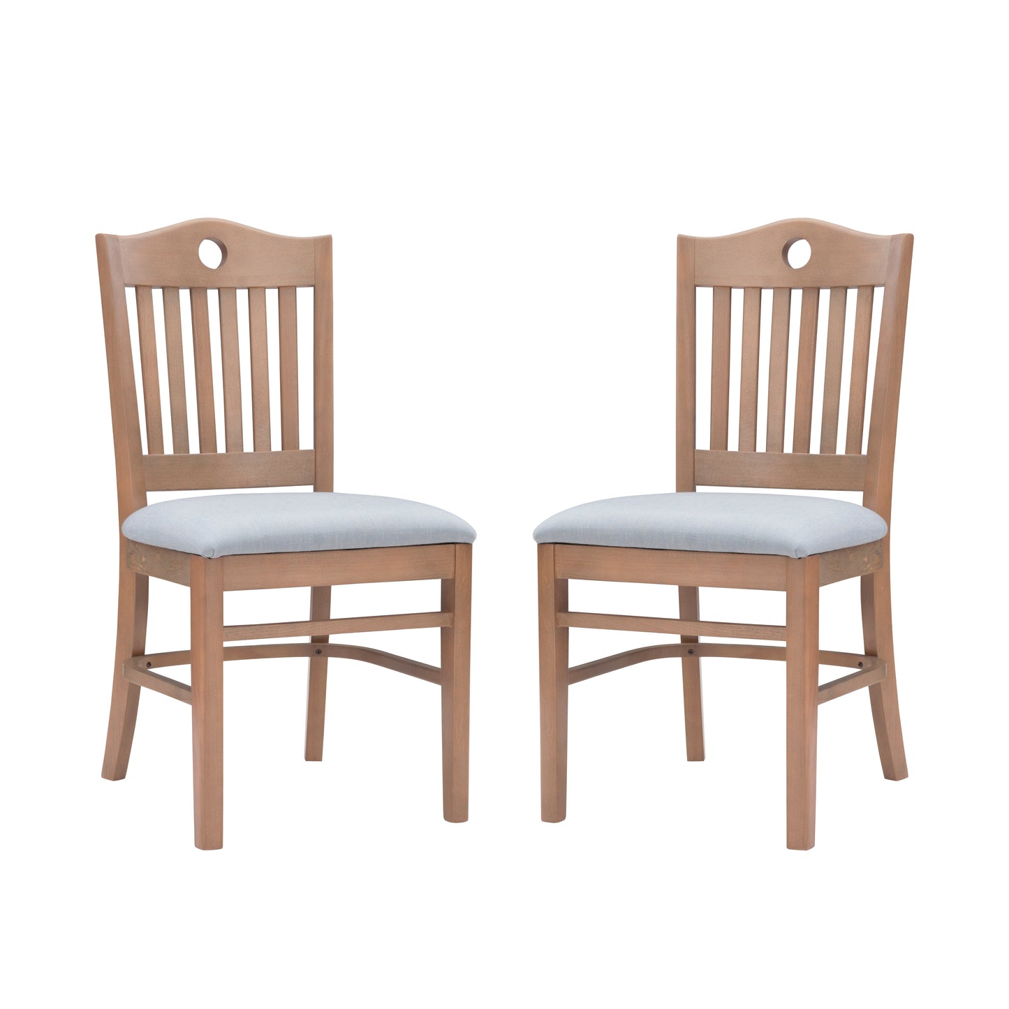 Chaise Bianca naturelle (lot de deux)