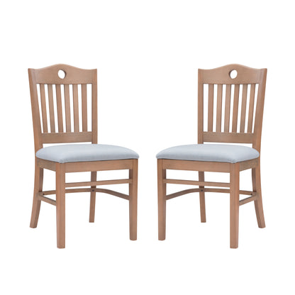 Chaise Bianca naturelle (lot de deux)