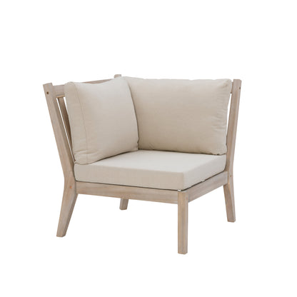 Fauteuil d'angle Svana beige ou marine
