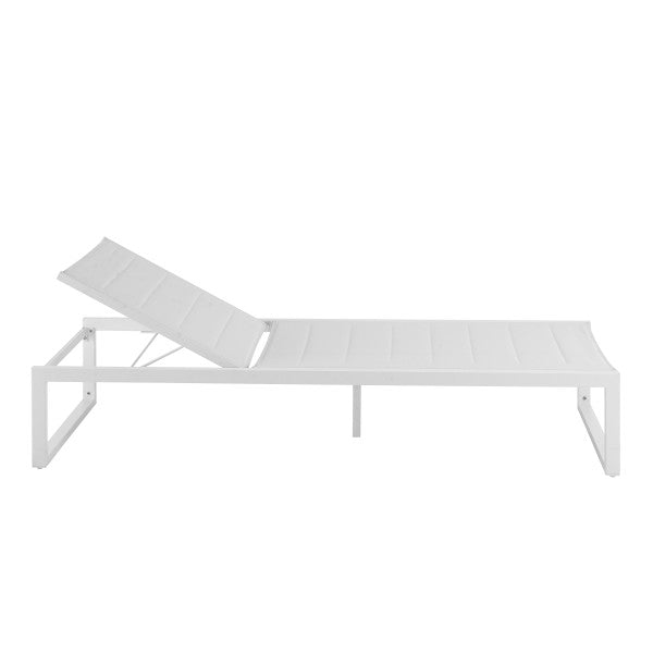 Chaise longue Alora en aluminium