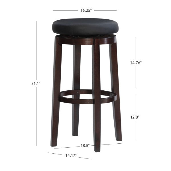 Tabouret Maya en similicuir