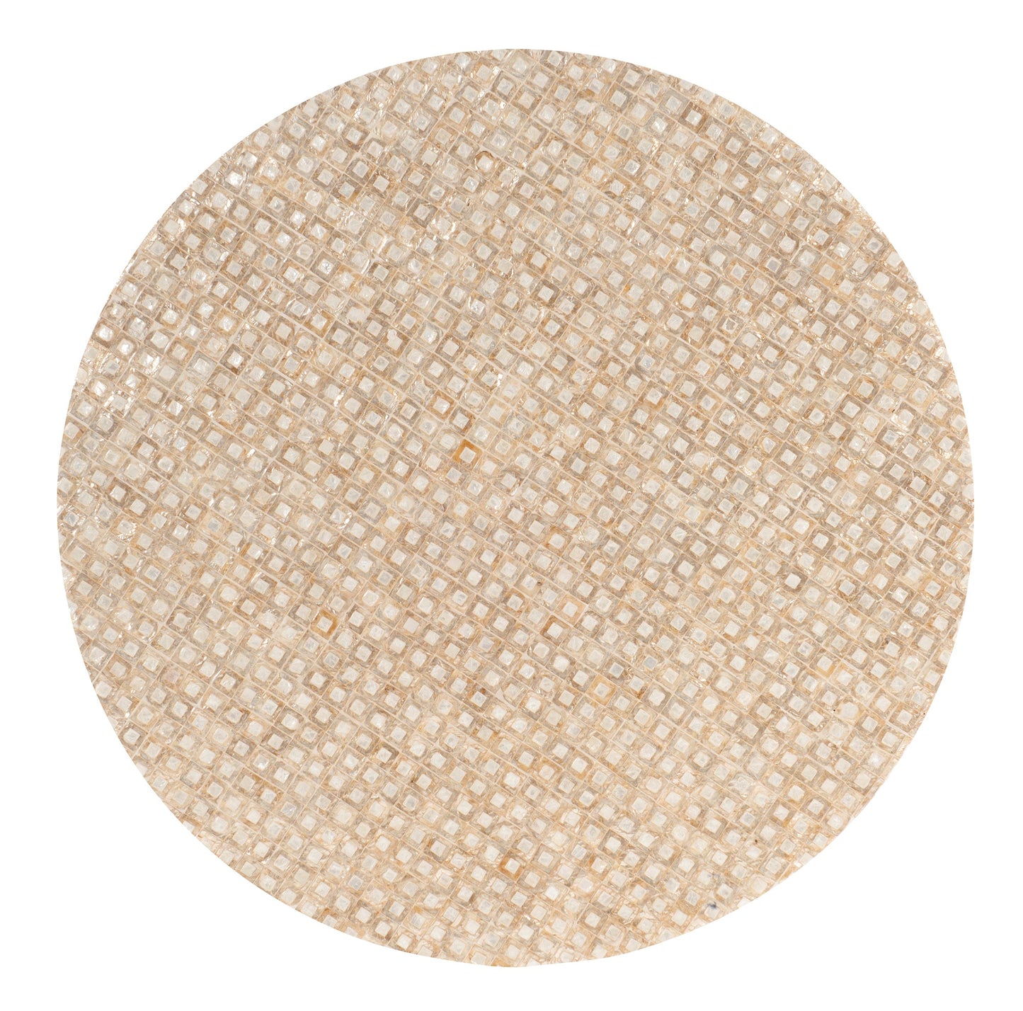 Table basse en nacre de Capiz