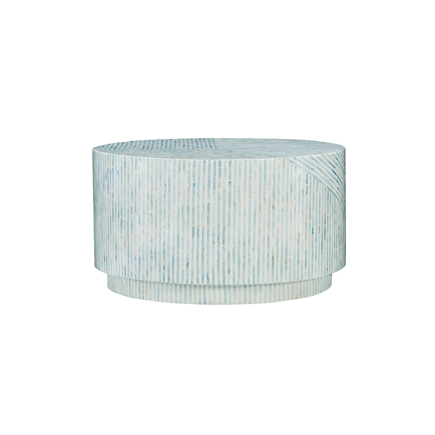 Table basse en nacre de Capiz