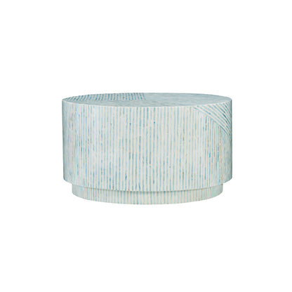 Table basse en nacre de Capiz